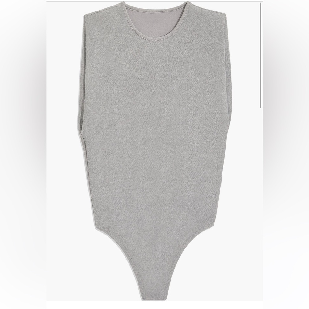 We Wore What shoulder pad bodysuit
